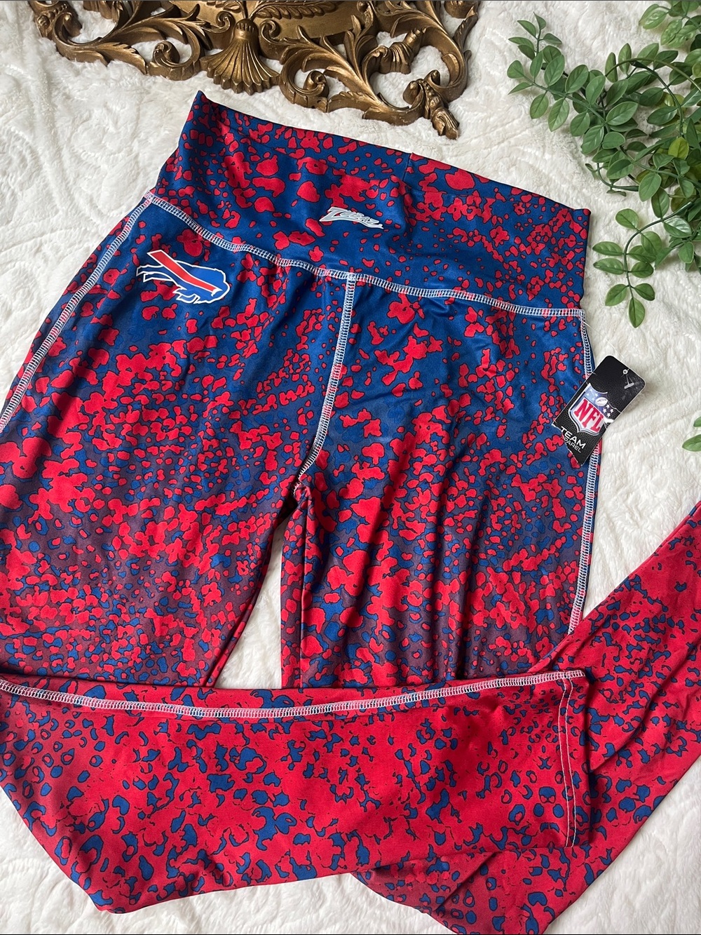 NWT Buffalo Bills Leggings Zubaz NFL Majestic